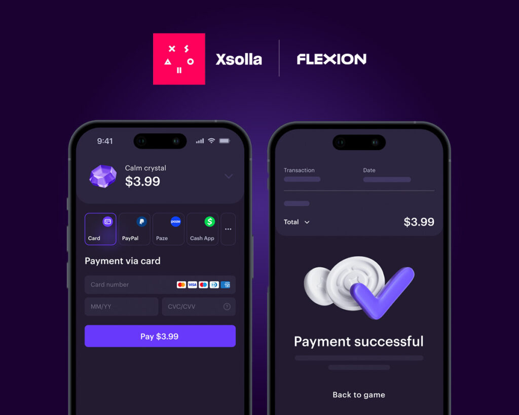 Xsolla and Flexion Announce Strategic Partnership to Deliver Frictionless Payments and Global Reach for Game Developers
